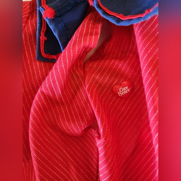 1985 Kenner Care Bear Clothing *Red Sailor Outfit/Blue Collar *NO BEAR/NO HAT - Picture 3 of 4